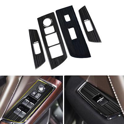 #ad 4PCS Titanium Door Window Lift Panel Cover Trim Fit For Mazda CX 9 CX9 2016 2022 $35.99