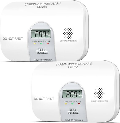 #ad 2x Siterwell LCD Digital Carbon Monoxide Alarm 10 Years Life Safe CO Detector $34.19