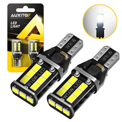 #ad AUXITO LED Reverse Back Up Light Bulb 921 912 W16W 904 906 916 Super Bright 6K $7.99