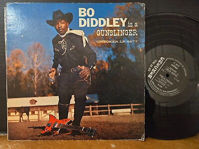#ad Bo Diddley – Bo Diddley Is A Gunslinger 1960 Checker Mono Vinyl LP Rock Blues LP $21.52