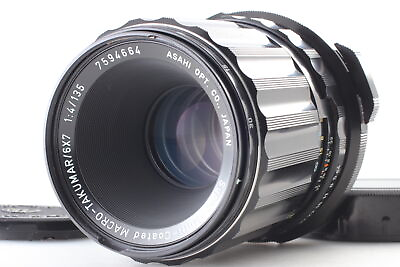 #ad Near MINT PENTAX SMC MACRO TAKUMAR 6x7 135mm F4 Lens for 6x7 67 II from Japan $89.99