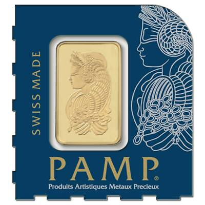 #ad 1 Gram PAMP Suisse Lady Fortuna Veriscan Fine Gold Bars Breakable from 25x1g $95.84
