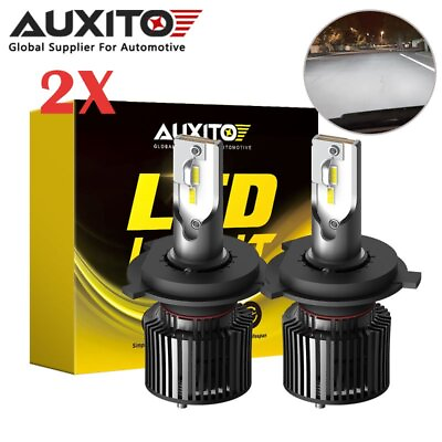#ad AUXITO LED Headlight Kits 9003 H4 50W Super Bright Hi Low Beam Conversion Kit X1 $24.99