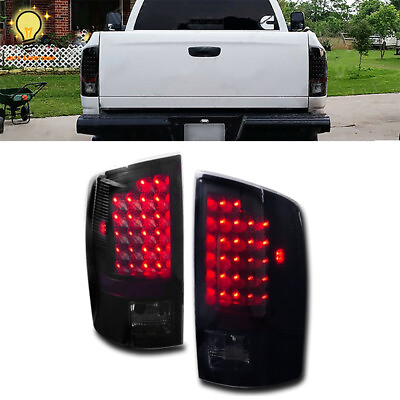 #ad LED Smoked Tail Lights Brake Lamps For 2002 2006 Dodge Ram 1500 2500 3500 LHamp;RH $75.46