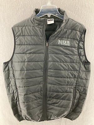#ad NRA Quilted Puffer Vest Mens Large $19.99