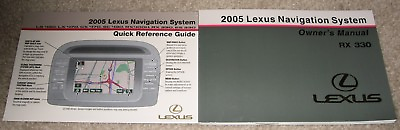 #ad 2005 LEXUS RX330 NAVIGATION SYSTEM OWNERS MANUAL SET 05 RX 330 $26.99
