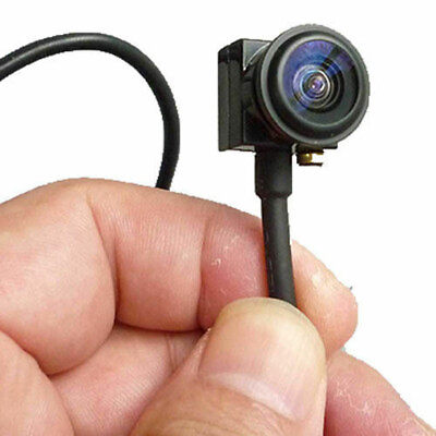 #ad 1000TVL HD Mini Screw CCTV Security Camera Micro Wide Angle Audio CAM With Power $18.99