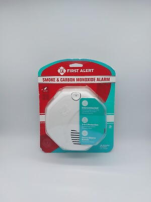 #ad First Alert SC0500 Battery Operated Smoke and Carbon Monoxide Alarm. SEALED NEW $24.85