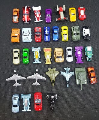 #ad Micro Mini Car Lot Assorted China Metal Plastic Planes Cars Trucks 90s Y2k Toy $18.97