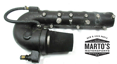 #ad GOOD OEM POLARIS 2003 2004 GENESIS i 1200 FUEL INJECTED EXHAUST MANIFOLD amp; BOLTS $101.19