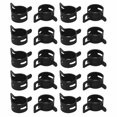 #ad 20 Pcs 12mm Spring Band Type Action Fuel Hose Water Pipe Air Clip Clamp AU $16.74