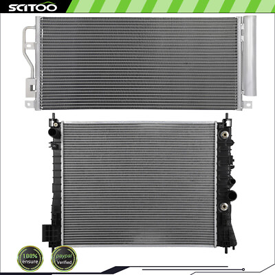 #ad Car Radiator and A C Condenser Kit Fits 2016 17 2019 Buick Encore Chevrolet Trax $120.36