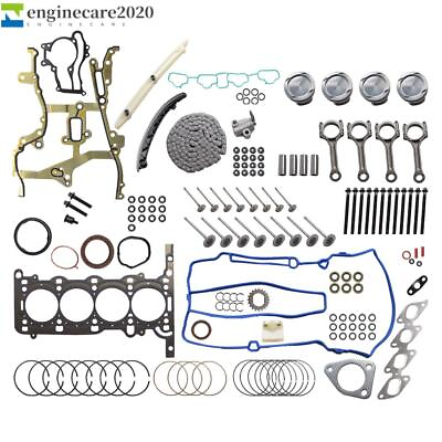 #ad For 11 16 Chevy Cruze Buick 1.4L Engine Pistons Overhaul Rebuild Kit Con Rods $270.74