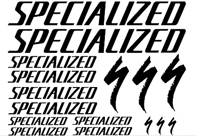 COLOURS SPECIALIZED Bike Bicycle Frame Decals Stickers Vinyl $11.25