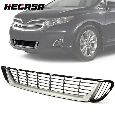 #ad For Toyota Venza 2013 2016 1x Front Bumper Mesh Lower Grille amp; 1x Silver Molding $29.98