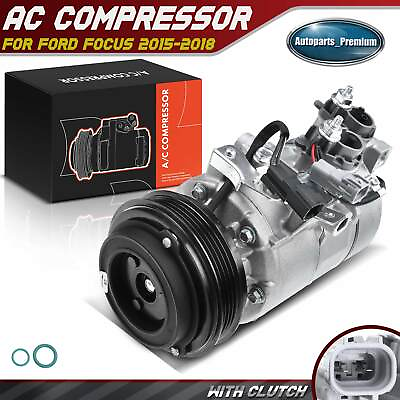 #ad New AC Compressor with Clutch for Ford Focus 2014 2018 L4 2.0L EV6Z19703A PAG 46 $135.99