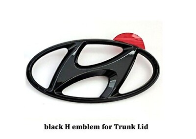 #ad 86300L0ZA0 OEM N Rear Trunk Black H Logo Emblem Hyundai Sonata 22 23 ⭐Low Price⭐ $12.70