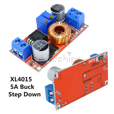 #ad 5PCS XL4015 CC CV 5A Step down 5 32V to 0.8 30V Power Supply Charger Buck Module $10.94