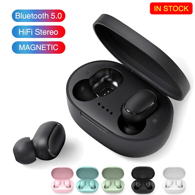 #ad Bluetooth 5.0 Earbuds Wireless Headphones Waterproof Headset for iPhone Samsung $8.99