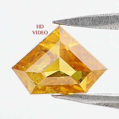 #ad Natural Loose Shield Diamond Yellow Color Shield Cut Diamond 0.70 CT KDN549 $355.00