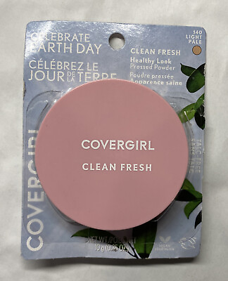 #ad Covergirl Clean Fresh Pressed Face Powder Light Pale #140 $9.95