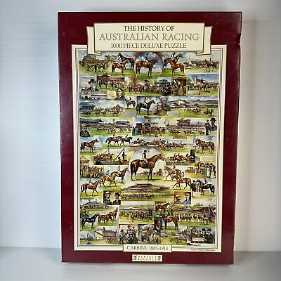 #ad The History Of Australian Horse Racing 1000 Piece Deluxe Jigsaw Puzzle AUS New AU $35.00