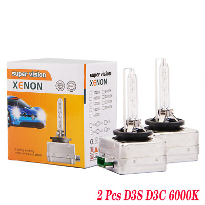 #ad 2x Xenon D3S 6000K Bulbs HID Headlight 35w Replace for Philips OEM Factory Lamps $19.94