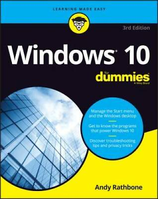 #ad Windows 10 For Dummies For Dummies Computer Tech Paperback VERY GOOD $4.61