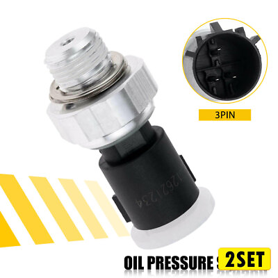 #ad 2set Engine Oil Switch Sensor Pressure 12673134 for Chevrolet 09 17 Silverado GM $19.78