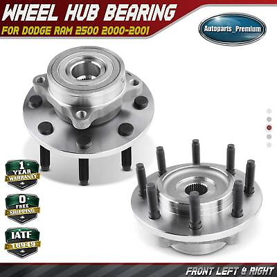 #ad 2x Front Wheel Hub Bearing Assembly w 2 Wheel ABS for Dodge Ram 2500 2000 01 4WD $128.49