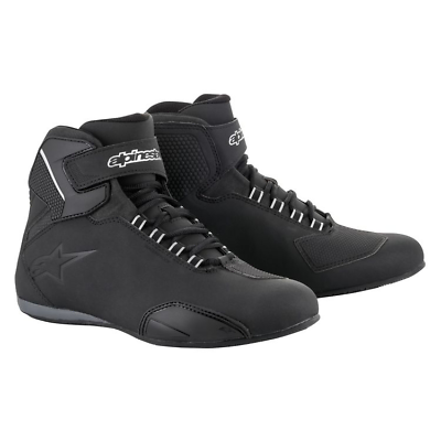 #ad Alpinestars Men#x27;s Sektor Waterproof Motorcycle Shoes Black Size 11.5 $103.97