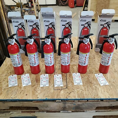 #ad #ad 6 PACK NEW 2.5lb Fire Extinguisher ABC Dry Chemical 1 A 10 BC $203.04