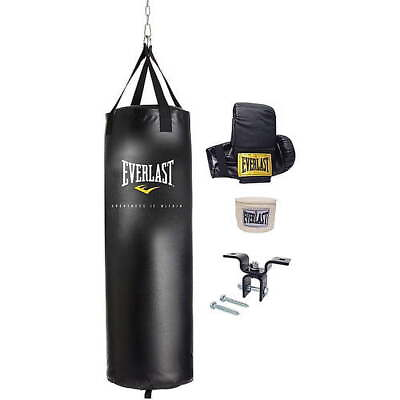 #ad 70 lbs Everlast Heavy Bag Boxing Kit Speed Punching MMA Training Fitness Set NEW $102.91