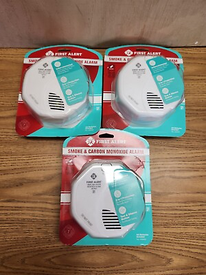 First Alert Battery Operated Combination Smoke and Carbon Monoxide Alarm 3PK $64.90