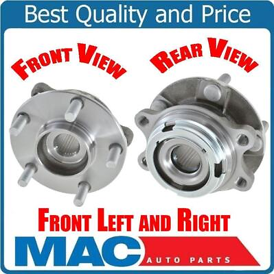 #ad Front 2 1 Pair Hub Bearings for FX35 EX35 G37M37 X All Wheel Drive Models Only $166.00