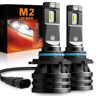 #ad Super Bright AUXITO Headlight Lamps Low HB4 9006 LED Beam Kit CANBUS 52W 12000LM $20.89
