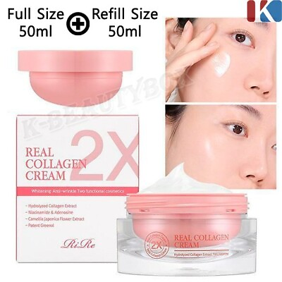 #ad RIRE 2X Real Collagen Cream 50ml 50ml Moisturizing Cream Anti Aging Cream NEW $23.98
