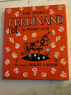 #ad 1938 The Story of Ferdinand by Munro Leaf HCDJ $75.00