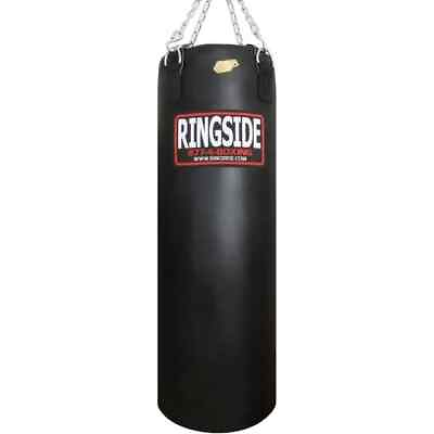 #ad 100 pound Powerhide Boxing Punching Heavy Bag Soft Filled Black 100 LBS $282.65