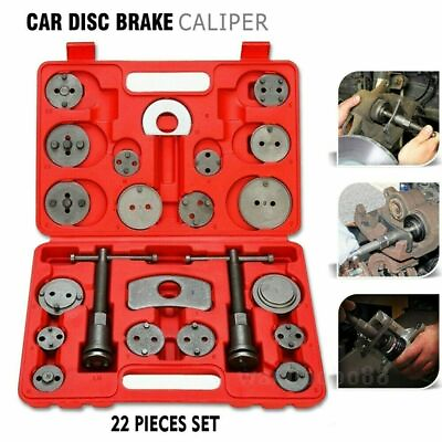 #ad 22 Piece Heavy Duty Disc Brake Caliper Tool Kit and Wind Back Set For Brake Pad $18.99