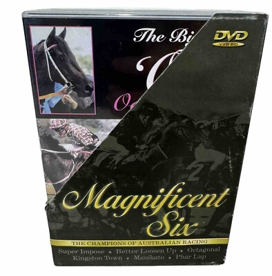 #ad MAGNIFICENT SIX The Champions Of Australian Horse Racing Rare OOP VGC 4 DVD Box AU $98.50