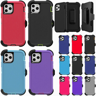 #ad Defender Case For Apple iPhone 11 6.1quot; W Screen Belt Clip Fits Otterbox $10.99