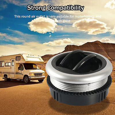 #ad Universal Air Conditioning Outlet Vent RV Bus Car Boat Yacht Black Motorhomes $11.37
