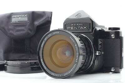 #ad Exc5 Pentax 6x7 67 Eye Level Film Camera SMC T 55mm f3.5 Lens From JAPAN $539.99