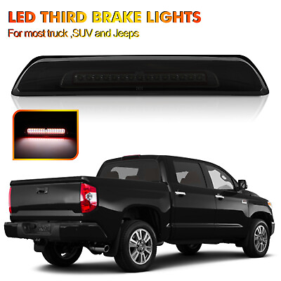 #ad LED 3rd Brake Light For 2007 21 Toyota Tundra CrewMax Tail Third Stop Cargo Lamp $26.99