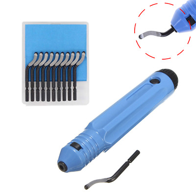 #ad 1Pcs For NB1100 Burr Handle Deburring Blades Cutting Hand Tools with 10 Blade $8.98