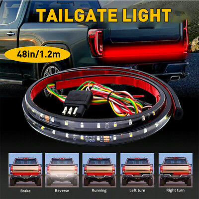 #ad LED Tailgate Light Strip Brake Stop Reverse Backup Turn Signal Light DRL 48quot; US $12.99