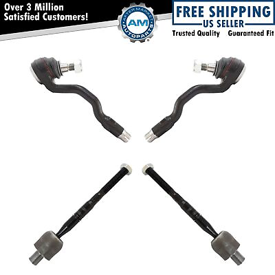 #ad Inner Outer Tie Rod Kit Pair Set for BMW X5 X6 SUV Truck New $45.88