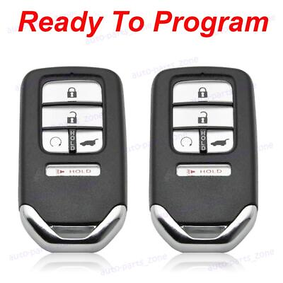 #ad 2x Remote Key Fob for Honda Civic CR V 2017 2018 2019 2020 Pilot 2021 KR5V2X $33.99