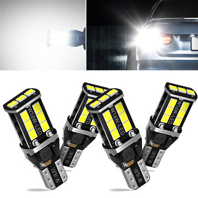 #ad AUXITO T15 LED Bulb For Car Backup Reverse Light 912 921 Super Bright White 4Pcs $11.99
